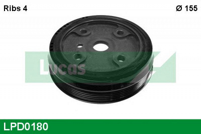 LUCAS ENGINE DRIVE lpd0180 -  Ременный шкив, коленчатый вал